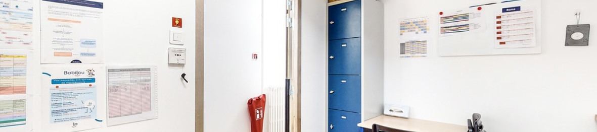 Salle de pause en crèche