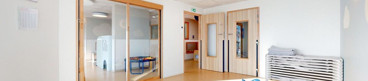 Espace de motricité en crèche 
