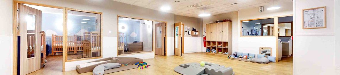 Espace de motricité en crèche 