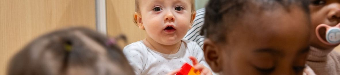 Un groupe d'enfants en crèche Babilou
