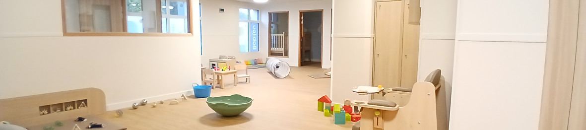 Pièce de vie au sein de la crèche Babilou Saint-Maur Condé Normandie 