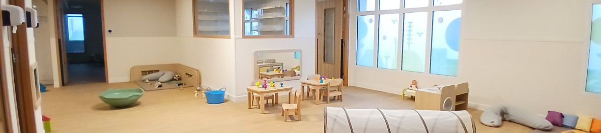 Salle d'activité de la crèche Babilou Saint-Maur Condé Normandie 
