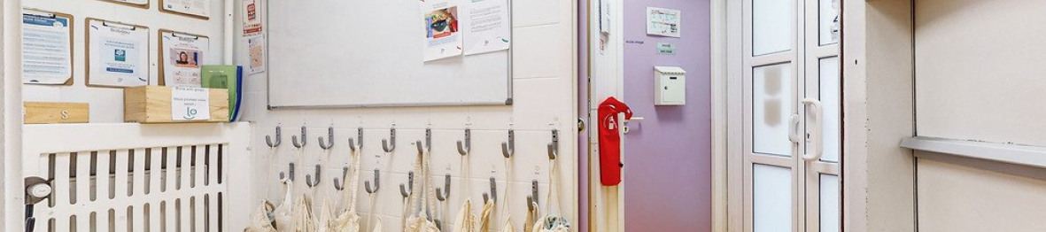 L'entrée de la crèche 