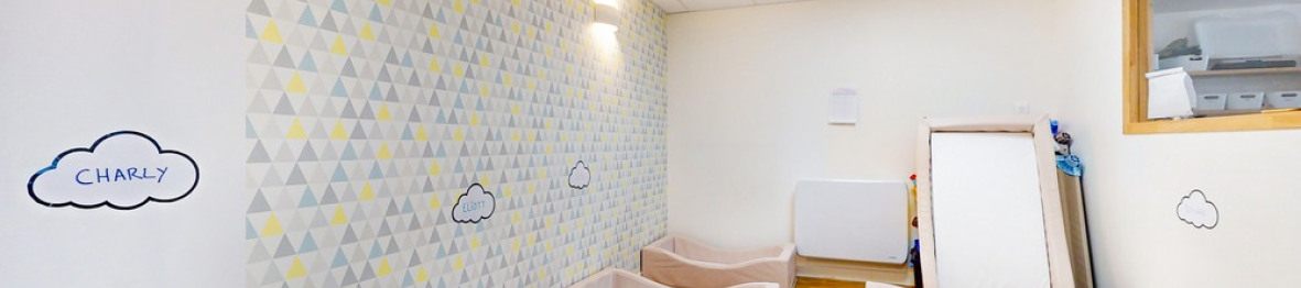 Salle de repose en crèche