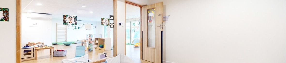 Salle de dortoir en crèche Babilou 