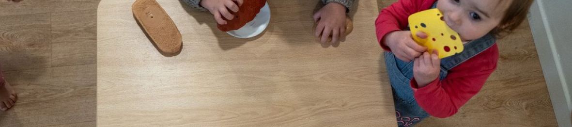 Deux enfants en crèche qui jouent