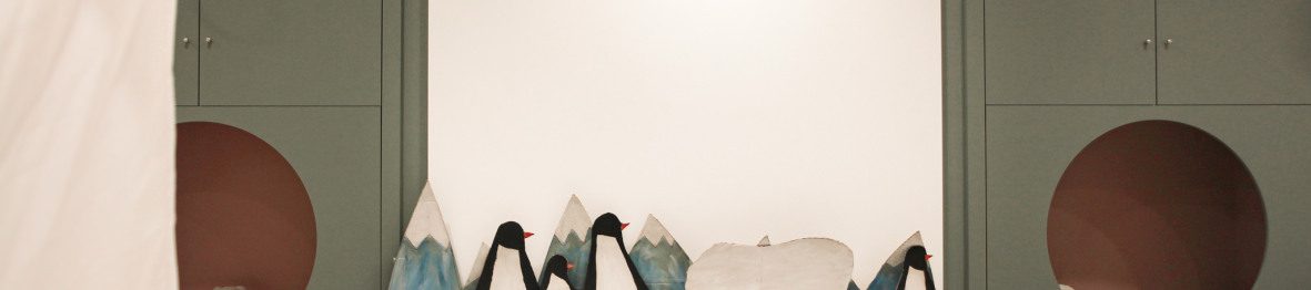 Espace de jeux sur le thème de la banquise au sein de la crèche Babilou Lezennes Moulin