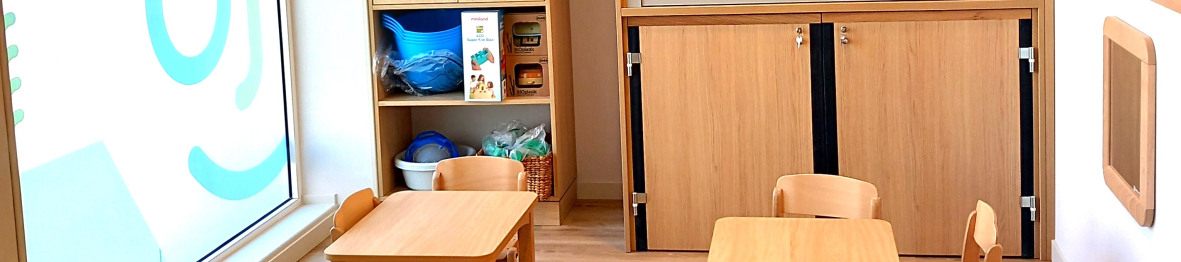 Salle de repas dans la crèche Babilou Antibes Deuxième Avenue