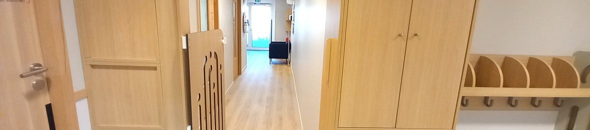 Couloir de la crèche Babilou Antibes Deuxième Avenue