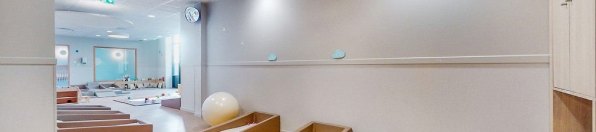 Salle de dortoir en crèche Babilou 