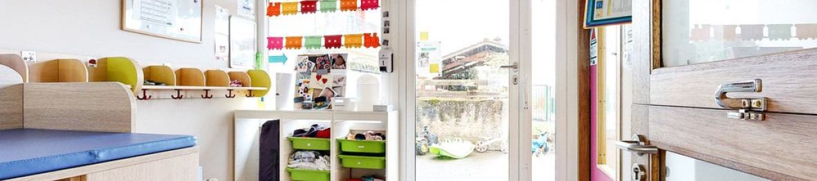 L'entrée de la crèche 