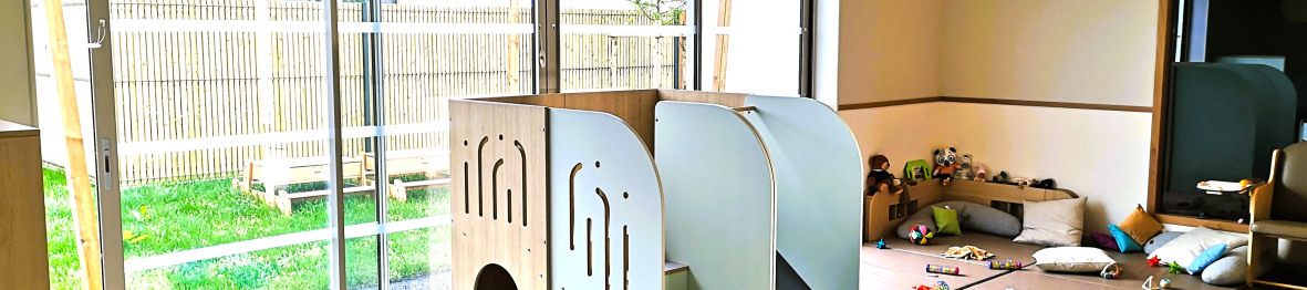 Espace de jeux au sein de la crèche Babilou Saint-Nazaire Normandie