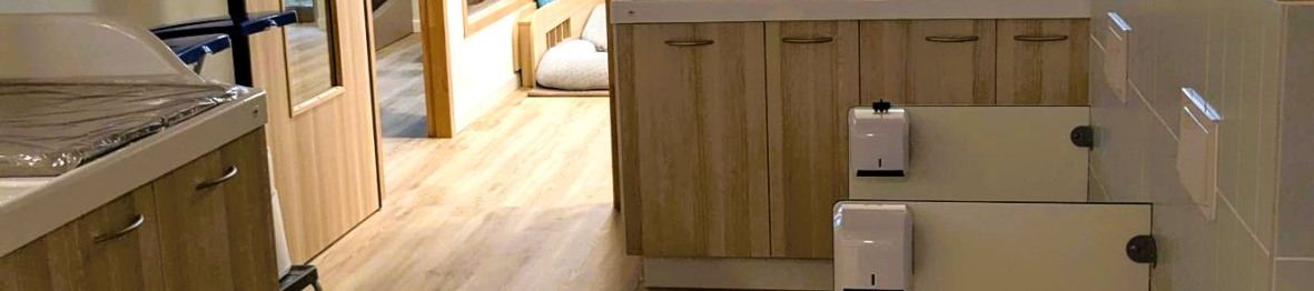 Salle de change au sein de la Crèche Babilou Cergy La Constellation