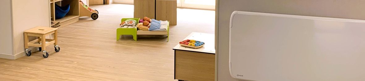 Vue sur espace extérieur au sein de la Crèche Babilou Levallois Vergniaud 