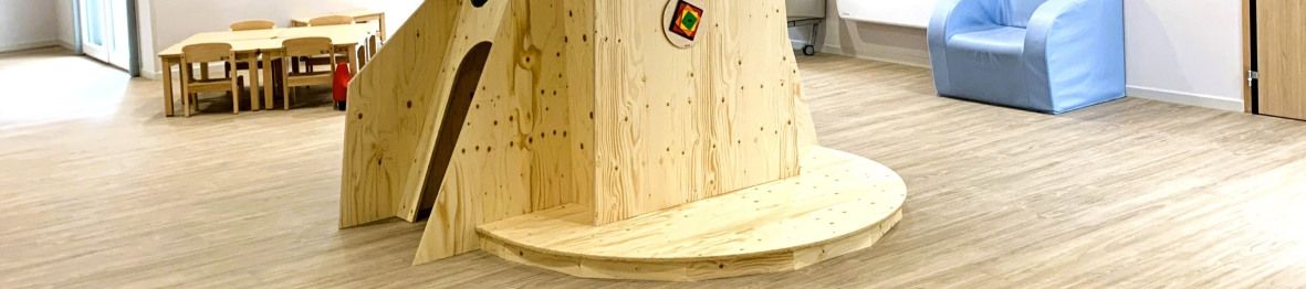 Salle d'activité au sein de la Crèche Babilou Levallois Vergniaud 