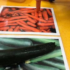 Activité légumes - courgettes - carottes - Babilou