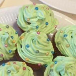 Cupcakes verts gourmands - Babilou