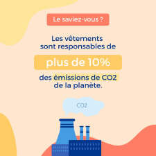 Visuel guide éco-parents qui traite de la thématique des vêtements