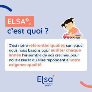 Visuel de présentation ELSA - Chaque crèche est audité chaque année