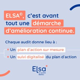 Visuel de présentation ELSA - Une démarche d'amélioration continue