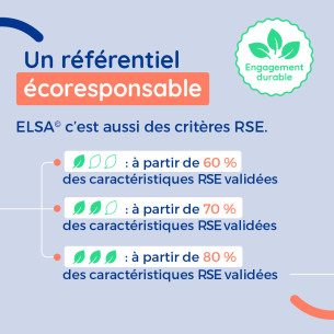 Visuel de présentation ELSA - Un référentiel écoresponsable
